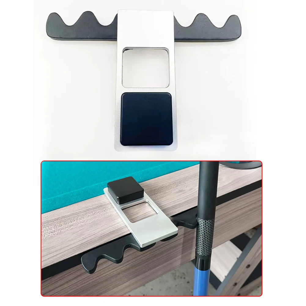 

Портативный держатель для кия из алюминиевого сплава, 4 отверстия, складной утяжеленный держатель для бильярдного кия для аксессуаров для стойки для бильярда