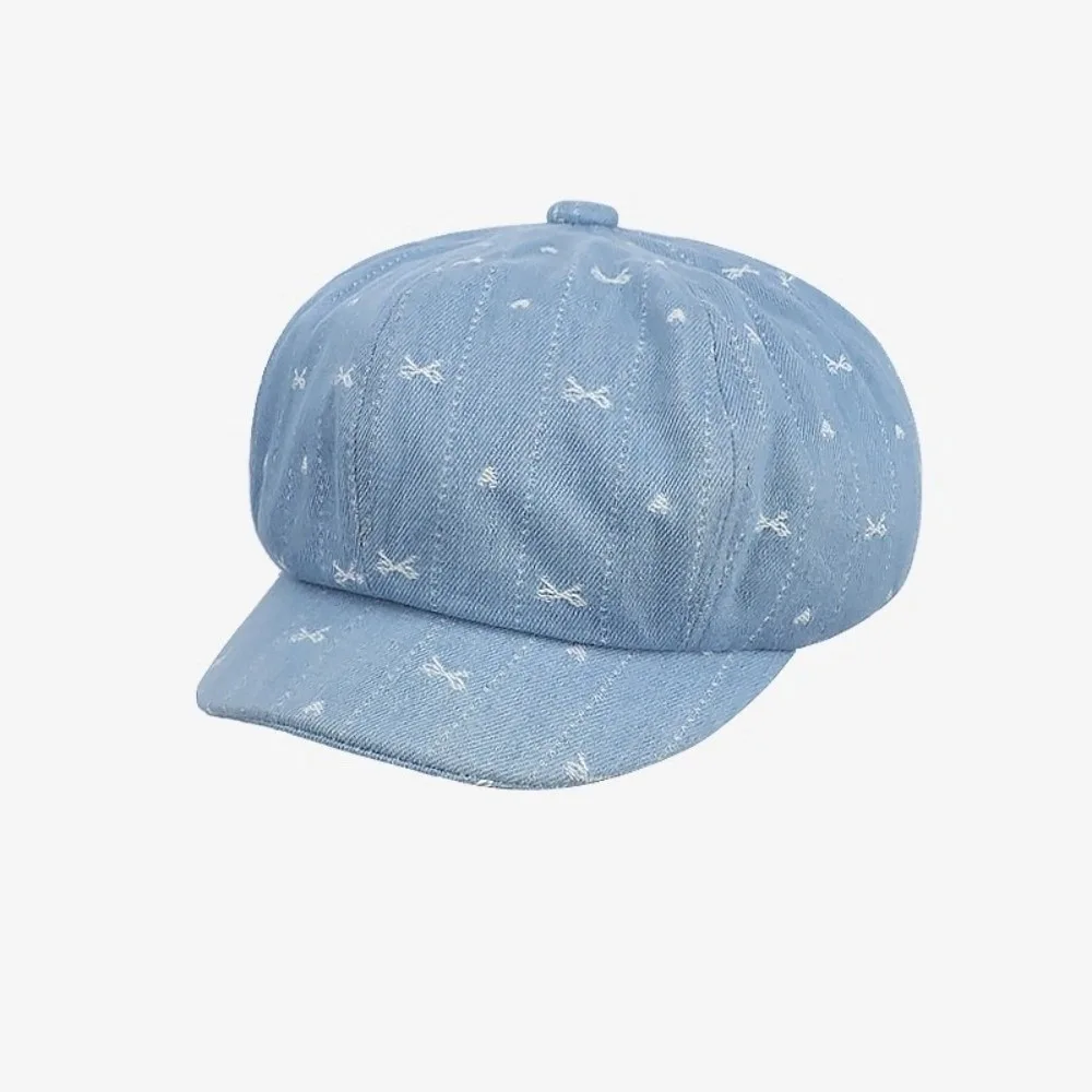 

Винтажный берет с бантом в стиле ретро, восьмиугольная кепка с облаком художника, японская кепка газетчика, уличная одежда