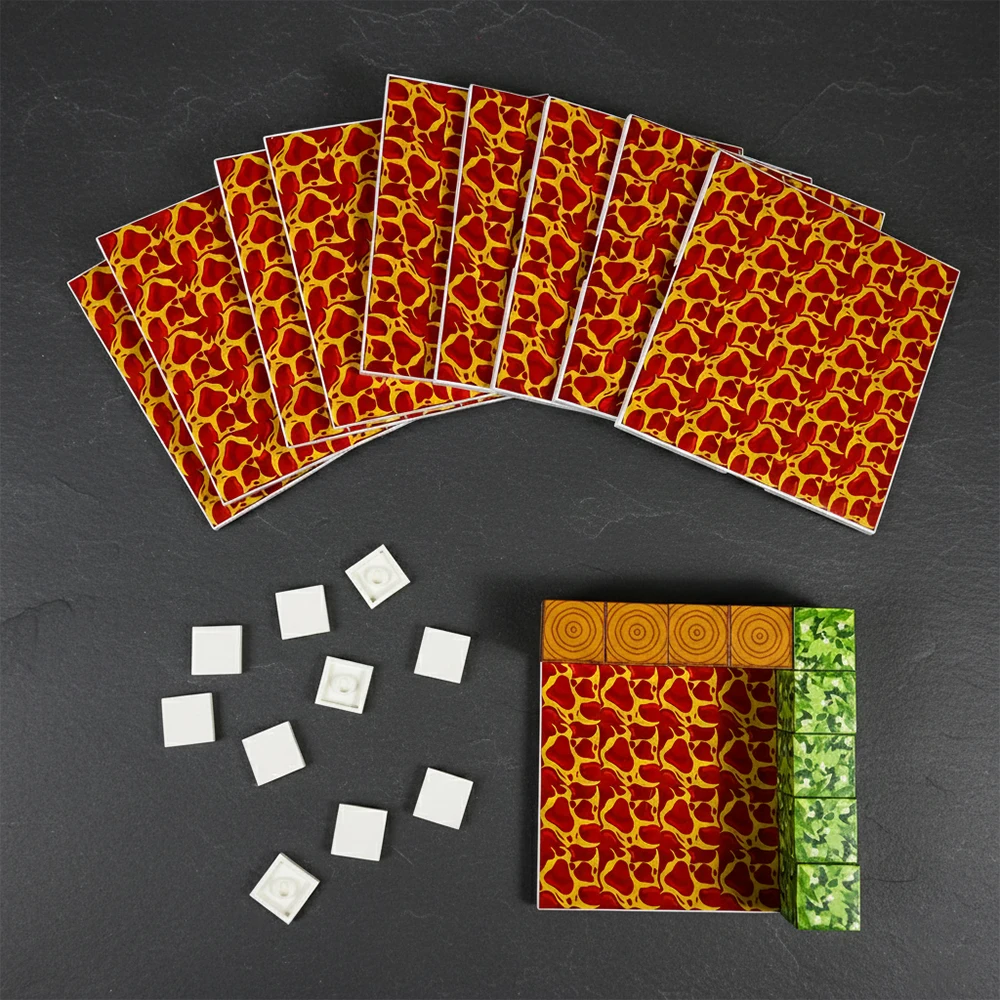 لوحة قاعدة مغناطيسية متنوعة من اللوحات الأساسية تتطابق مع عالم الألغام ألعاب مكعبات البناء المغناطيسية للأولاد والبنات هدية للأطفال