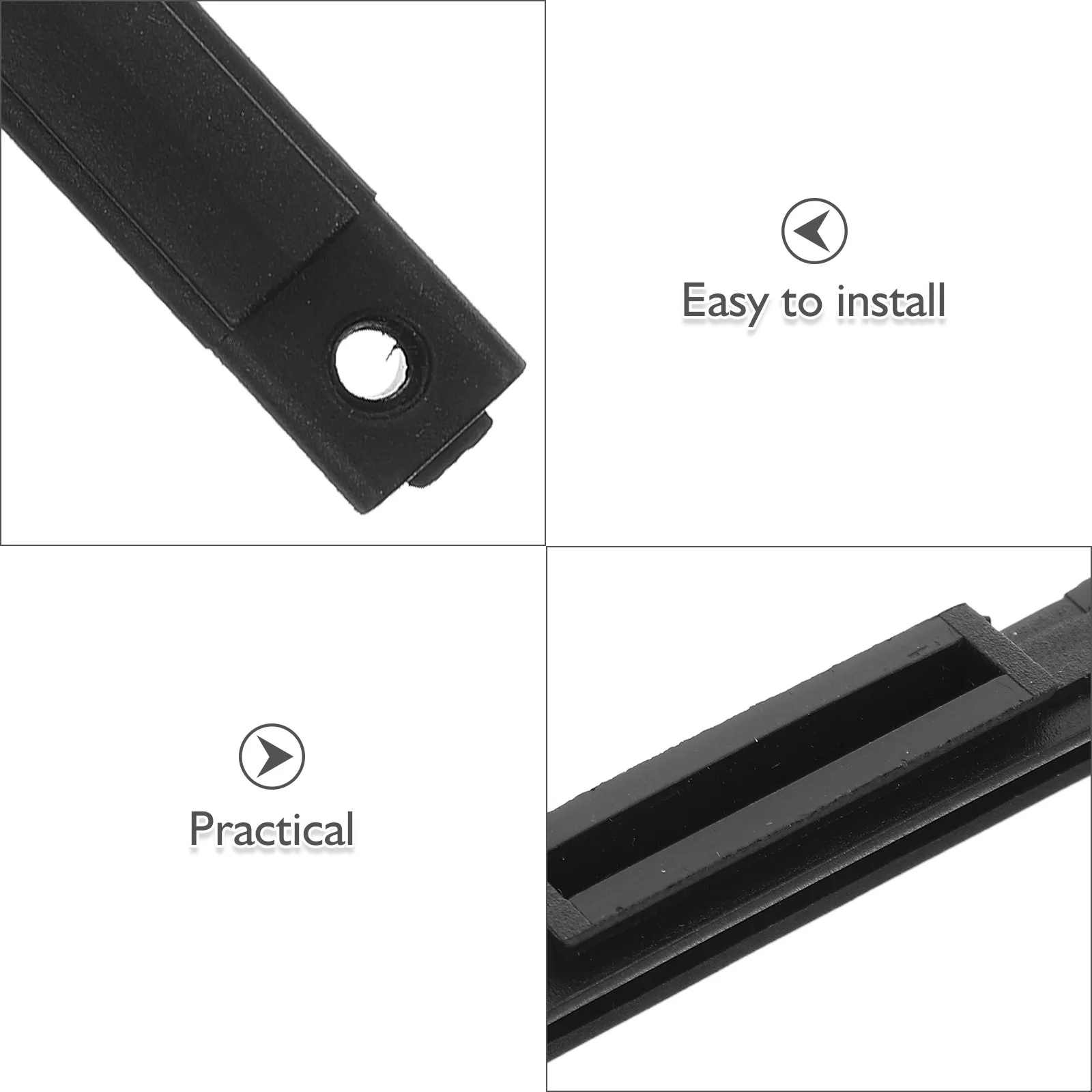 4Pcs Retractable Construction Belt Buckle Secure Fastening Clip for Barrier Posts Retractable Rope Systems Fence Tightening