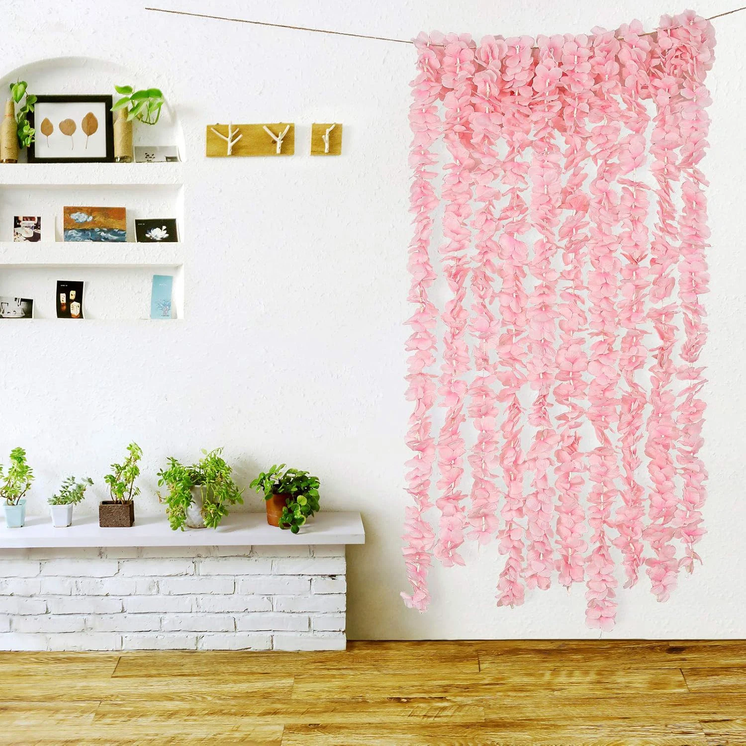 100 cm Seide Künstliche Sakura Rebe Hochzeit Garten Bogen Wand Rattan Girlande Hof Romantische Wohnkultur Diy Geschenke Boxen Heißer verkauf – Detail 16