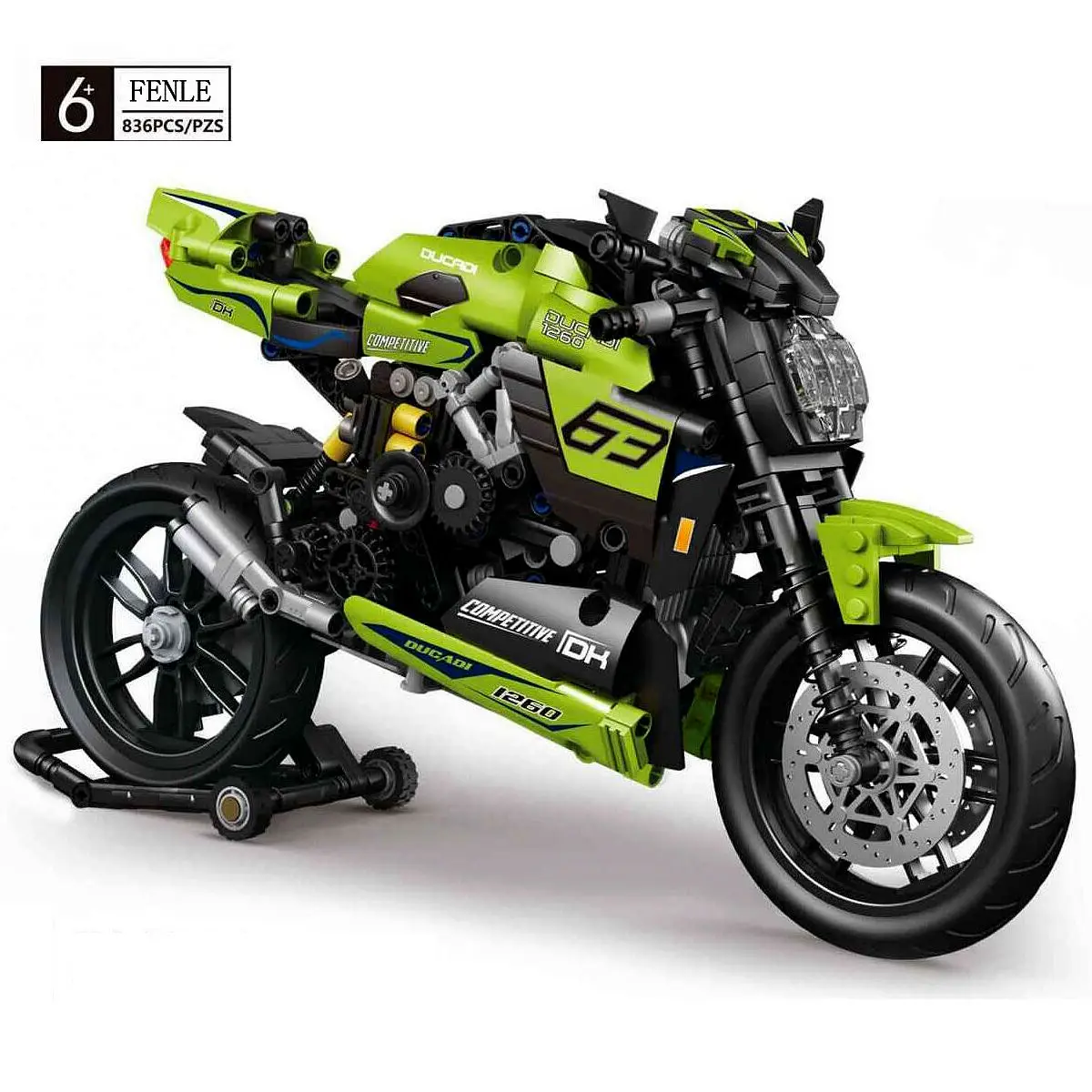 

Motorcycle Moto Racing CAR Motorbike City Vehicle Sets Off Road Model Building Blocks MOC Kits Kids Toys Action Figure Wars