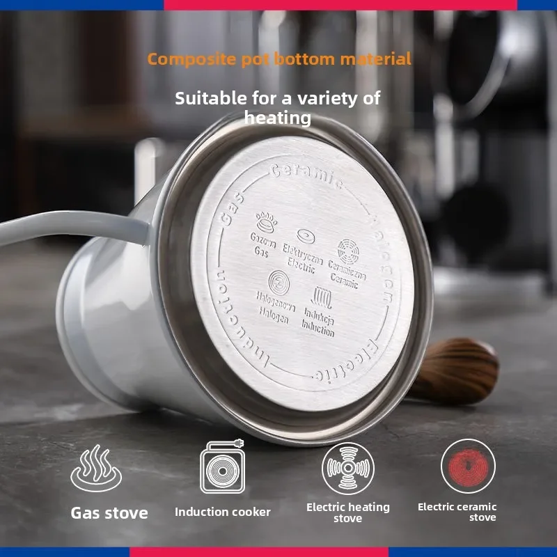 Bincoo Coffee Hand Pot Temperature Display Large Capacity Stainless Small Steel Mouth Coffee Pot Outdoor Camping Kettle