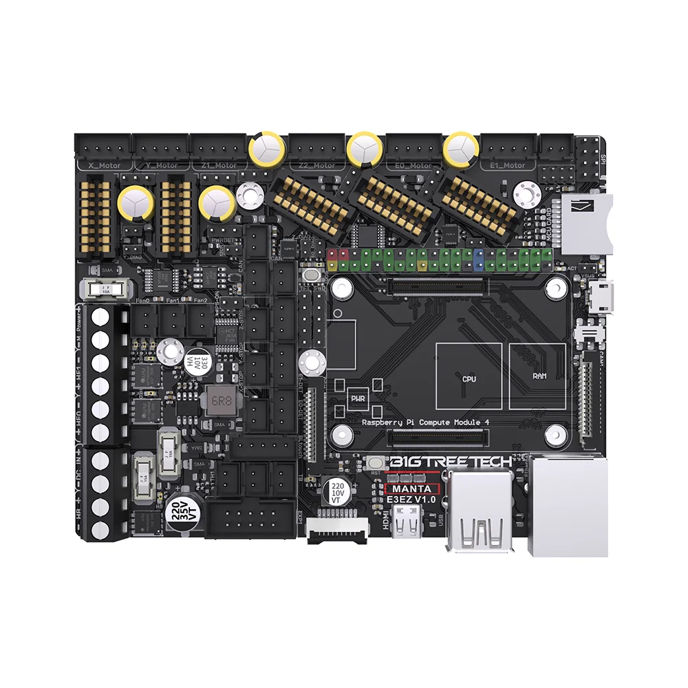 BIGTREETECH Manta E3EZ 32Bit Motherboard Raspberry Pi Upgrade For Ender3 V2 Ender5 Pro 3D Printer VS M8P