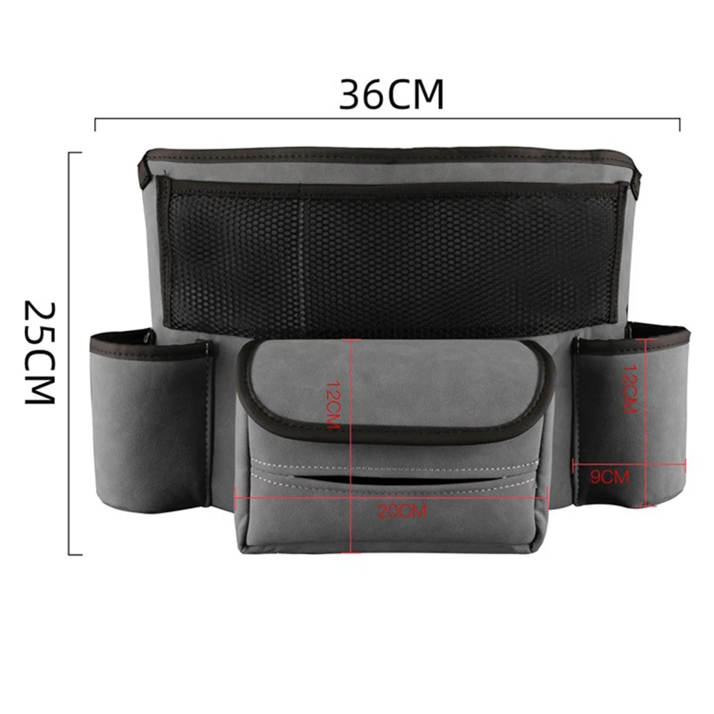 Car Purse Holder Between Seat Large Capacity Car Purse Holder Consoles Organizer