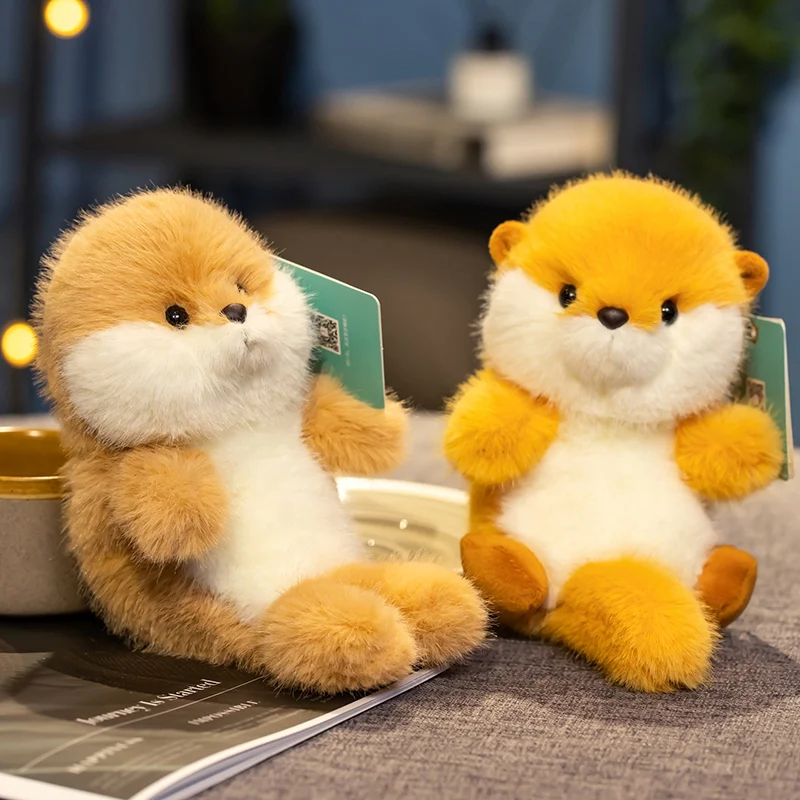 Mini morskie stworzenie pluszowe zabawki żółw pingwin wydra kreskówka pluszaki na przyjęcia upominki kolekcjonerskie