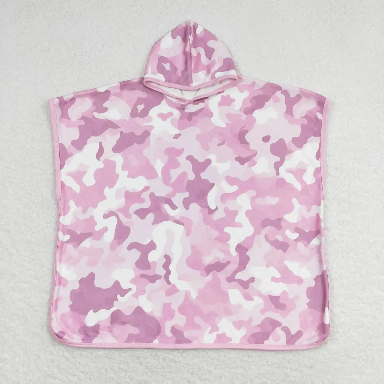 Hot Sale Fashion Baby Boys Girls Rose Red Camouflage Bathrobe Towel Wholesale Boutique Children Clothes RTS