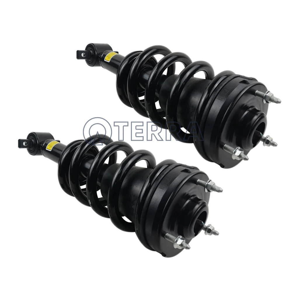 Pair Front Shock  Assembly  Absorber with EBM/ Bypas for Cadillac Escalade 2007-2014 GMC Yukon 2007-2014  15886465 25845438  258