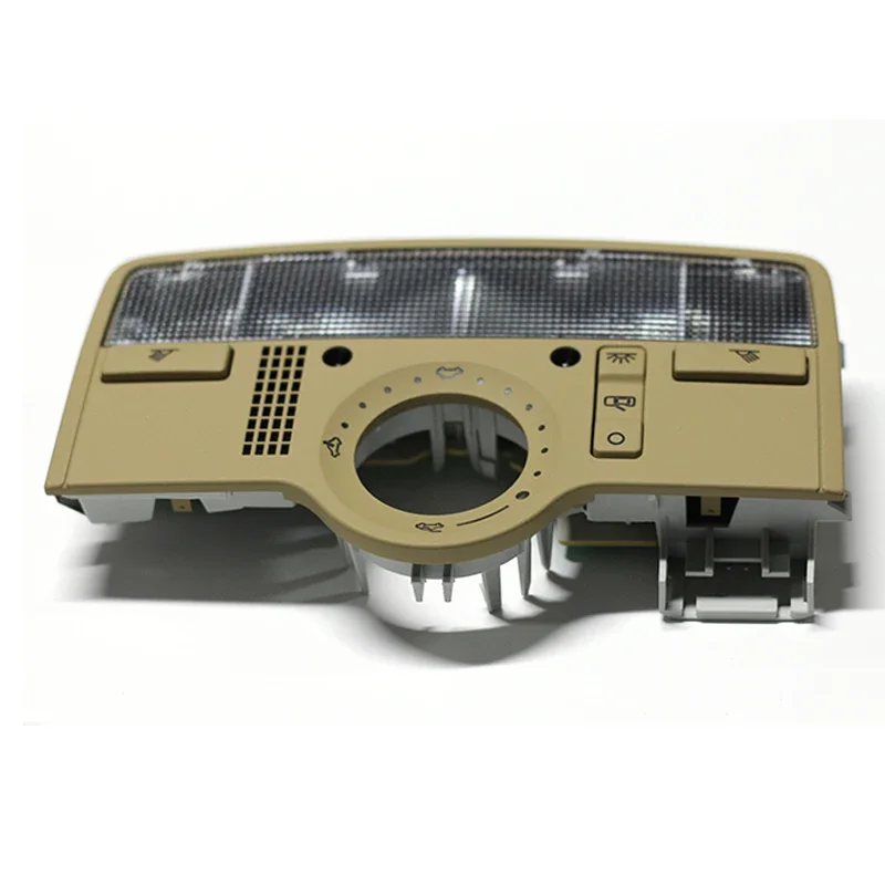 Lámpara de lectura para coche, luz de techo, tragaluz, color beige oscuro, 3BD947105A, 3B7947106B, interruptor para VW Volkswagen Passat 2006-2011