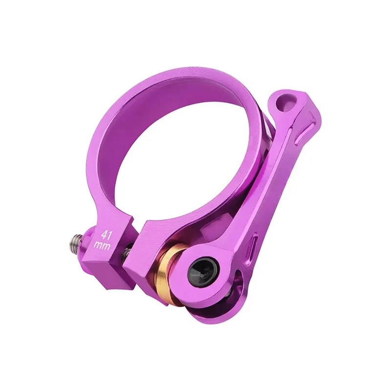 41mm Ultra-Light Seatpost Clamp Quick Release for Folding Bike 33.9