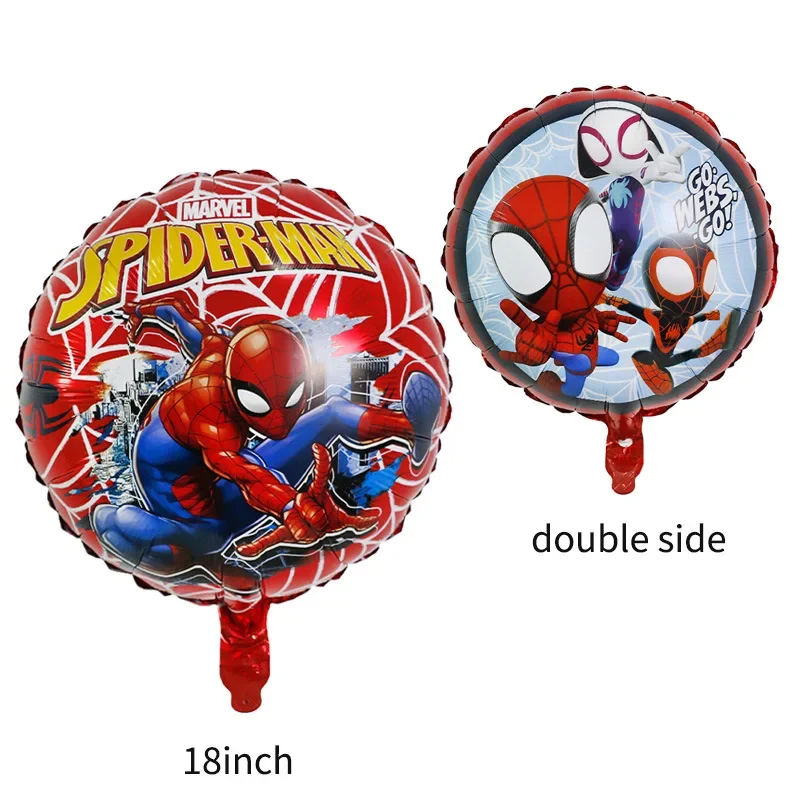 Disney Theme Spider-Man Marvel Series Children's Birthday Party Decoration Supplies 18-Inch Aluminum Foil Balloon