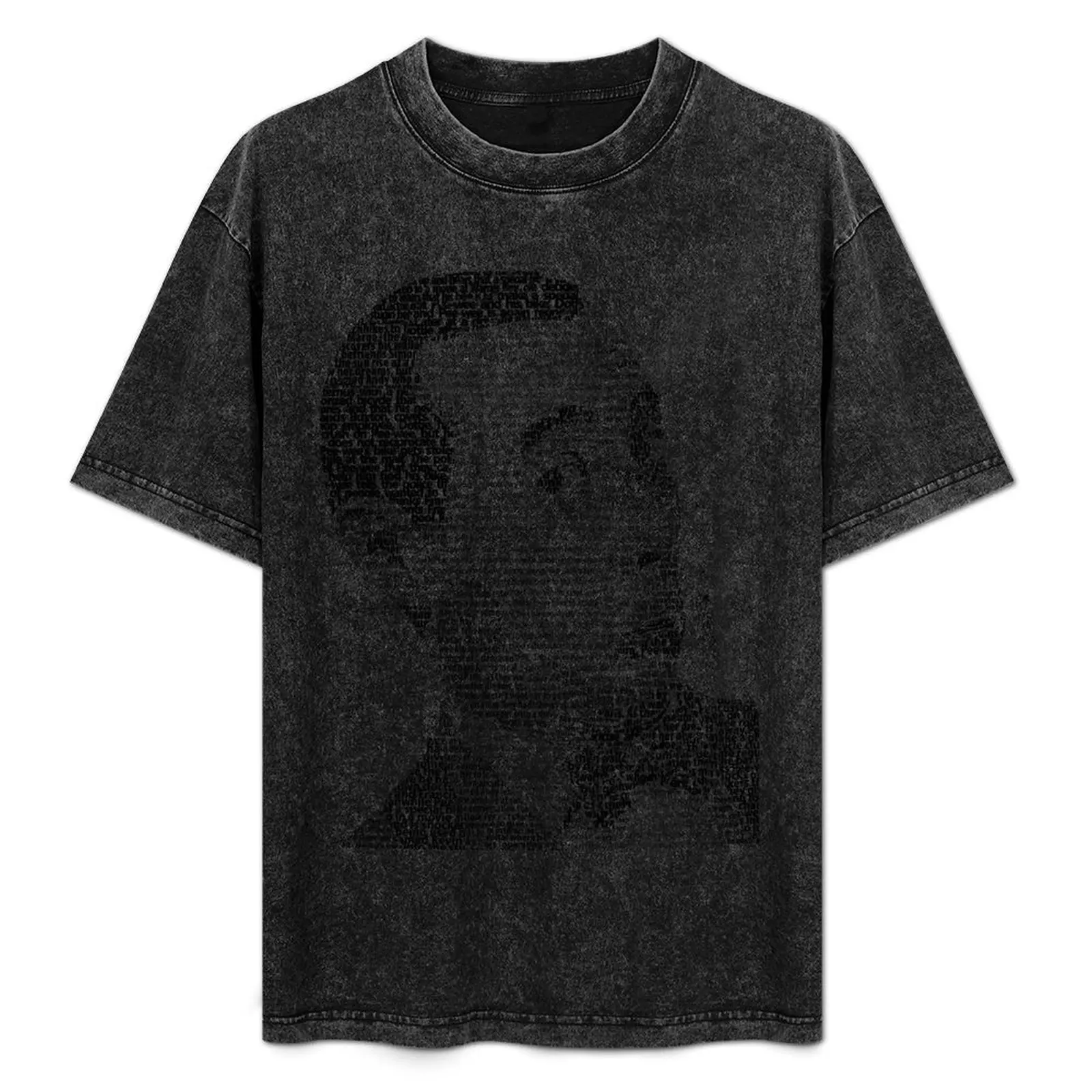 Pee Wee Herman Text Design T-Shirt Plus Size Basic Short Sleeve Top