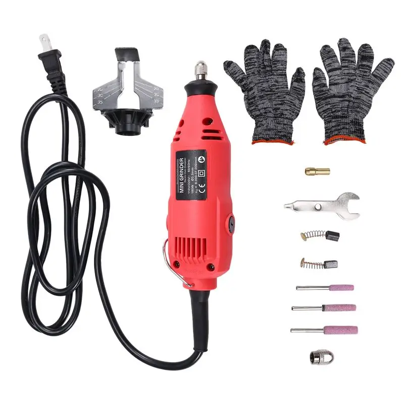 AS94-180W 5 Gears Electric Power Grinder Machine Electric Saw Grind Chainsaw Sharpening