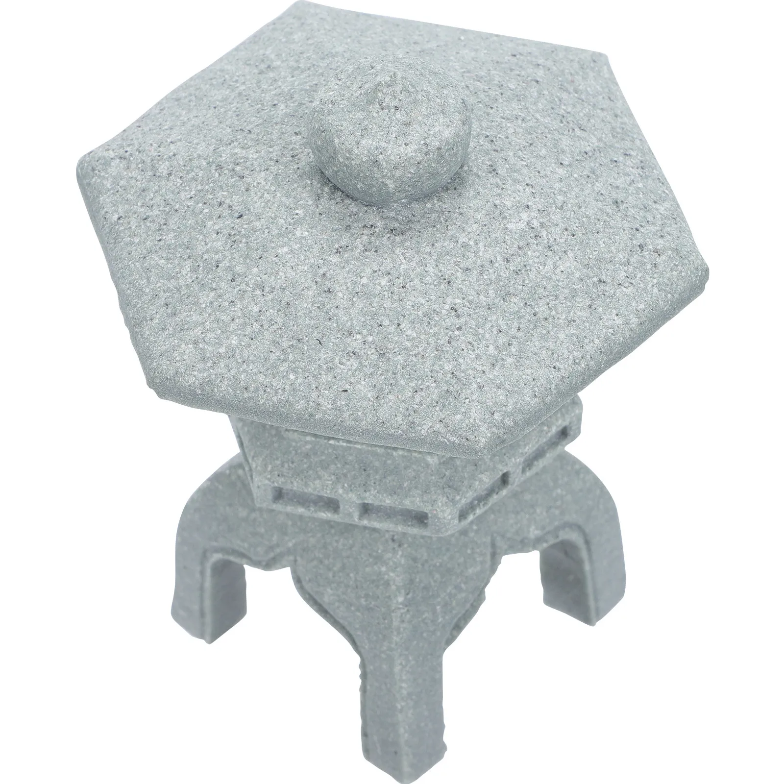 Stone Pagoda Mini Statue Lantern Small Bonsai Garden Decoration Indoor Outdoor Pagoda Statue Mini Garden Ornaments