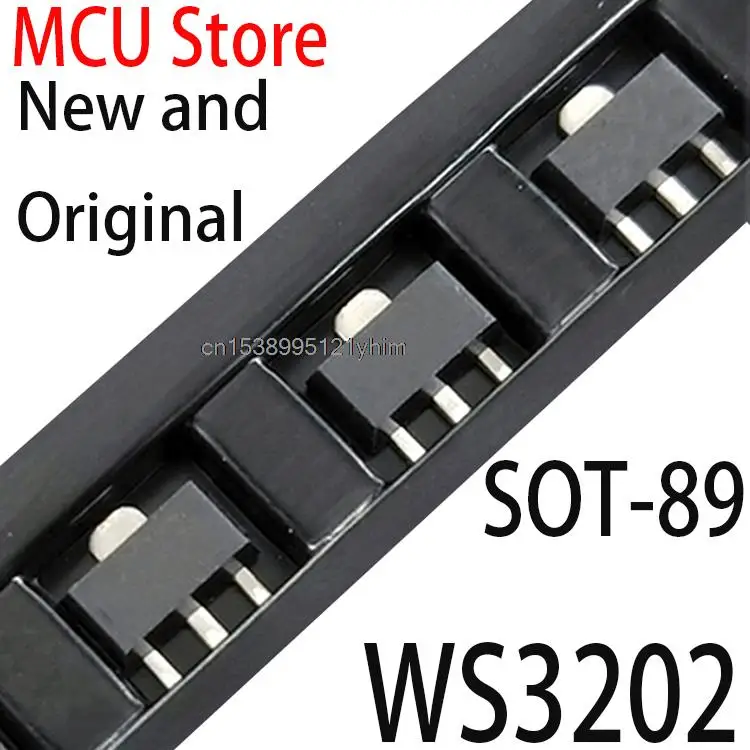 5PCS New and Original  SOT-89 WS3202K-3/TR SOT89 SOT WS3202K WS3202K-3 WS3202