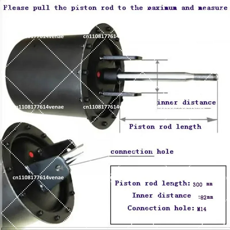 Car Tire Changer Large Cylinder Bead Breaker Pneumatic Tool 186mm Diameter for Auto Repair