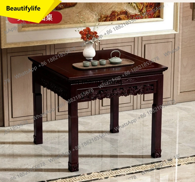 

Zhongtang Tieban New Chinese-style entrance Solid wood table Incense case Household Buddhist shrine Shrine antique a50