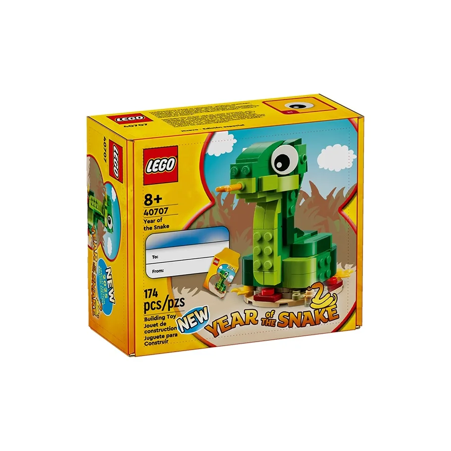 LEGO Chinese Zodiac Snake BrickHeadz Building Blocks 174pcs 40707