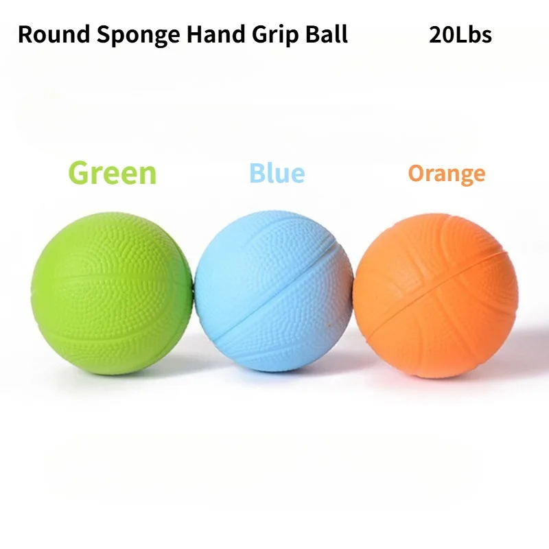 High Density Slow Rebound PU Sponge Grip Ball Hand Finger Strength Trainer for Fitness Rehabilitation