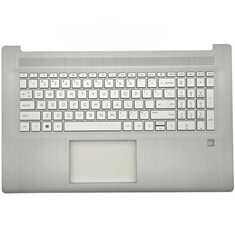 

New For HP 17-CN 17-CP 17T-CN Palmrest Backlit Keyboard M50457-001 Silver