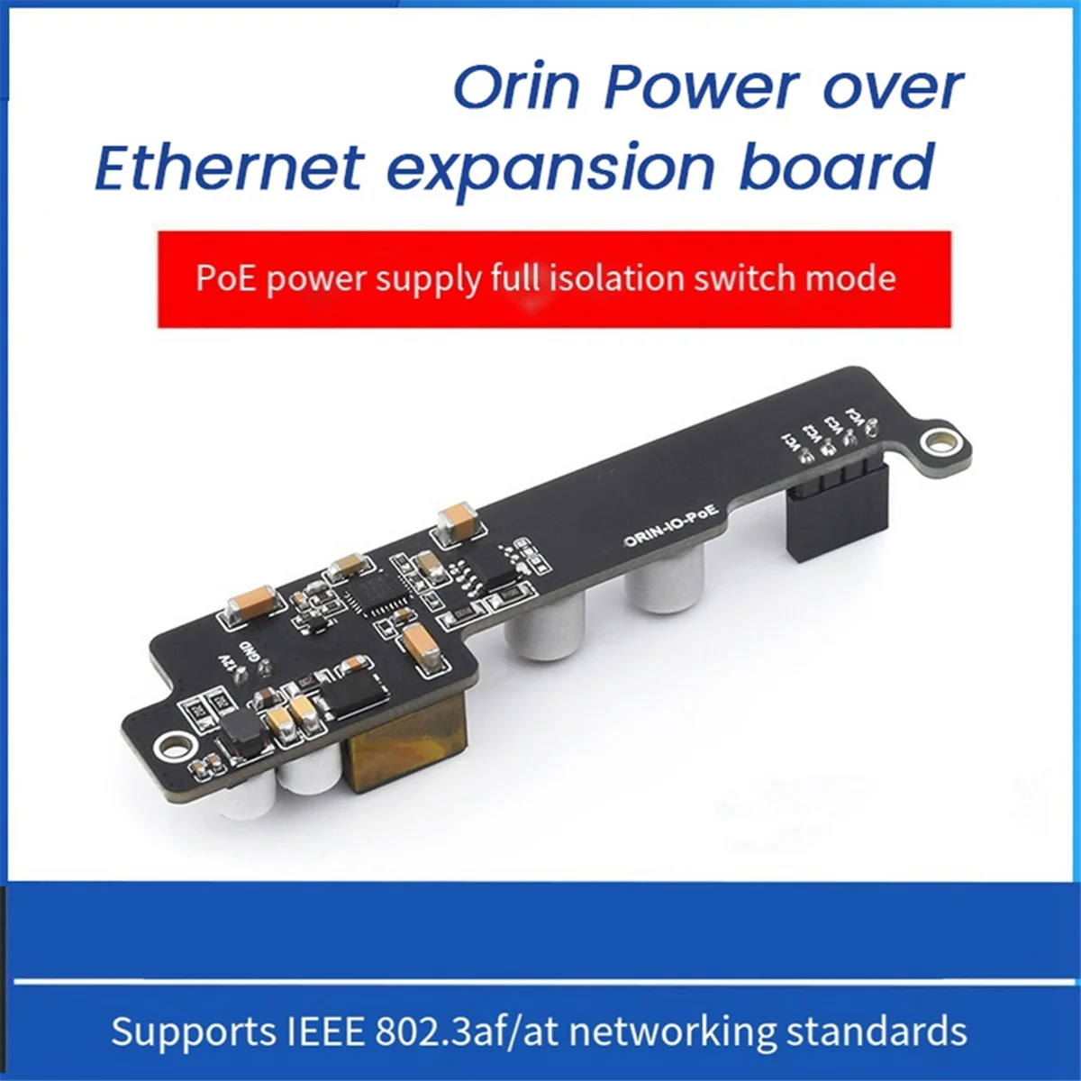 POE MODULE Power over Ethernet-uitbreidingskaart voor NVIDIA Jetson Orin Nano/Jetson Orin NX