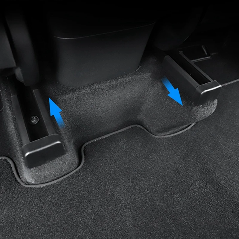 4 Piece Car Seat Rail Cover Rear Seat Slide Rail Plug Slide Protection Rail Cover Cap For Tesla Model Y/3 2021 2022