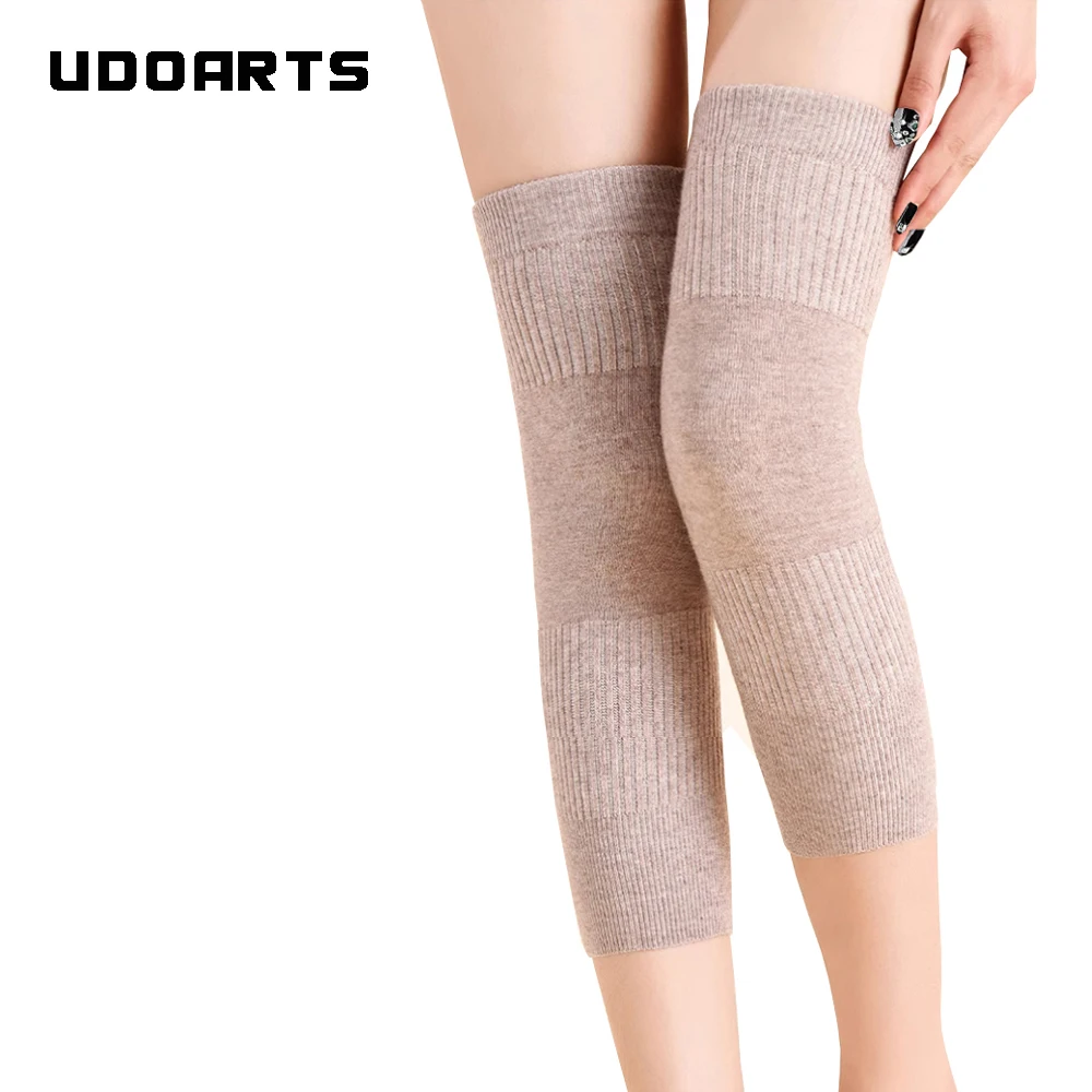 UDOARTS Cashmere Four Seasons Knee  Warmers Elastic Leg Sleeves Leg Warmers For Men And Women(1 pair)