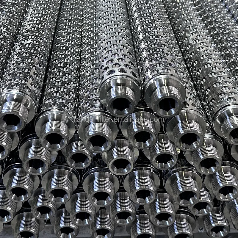 LIANDA New Condition Stainless Steel Filter Element Industrial Hydraulic Oil Filter for Hydraulic Systems Metal Powder Sintered