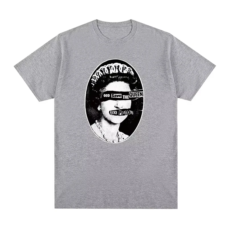 حفظ الله الملكة مسدسات الجنس تي شيرت القطن تي شيرت رجالي جديد تي شيرت الجولة الرقبة تي شيرت القطن الخالص تي شيرت محايد