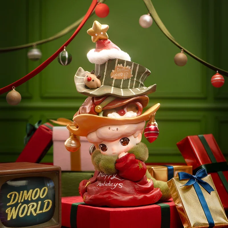 

POP MART DIMOO Сделайте дерево, серия фигурок, модная слепая случайная коробка, игрушки, загадочная коробка, сумка для догадок, экшн-фигурка, подарок-сюрприз