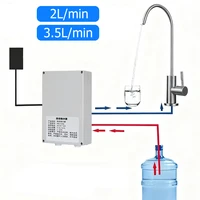 Bomba de Agua Eléctrica para Grifo, 12V, 2L/min, 3.5L/min, Bomba de Succión Automática para Grifo, Autocaravana, Barco, Caravana, Bomba de Agua Eléctrica para Cocina