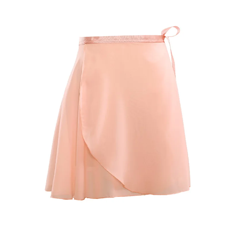 Saias de dança chiffon para mulheres, collant com renda para adultos, saias para meninas, prática de balé, minissaias dançantes, tutu