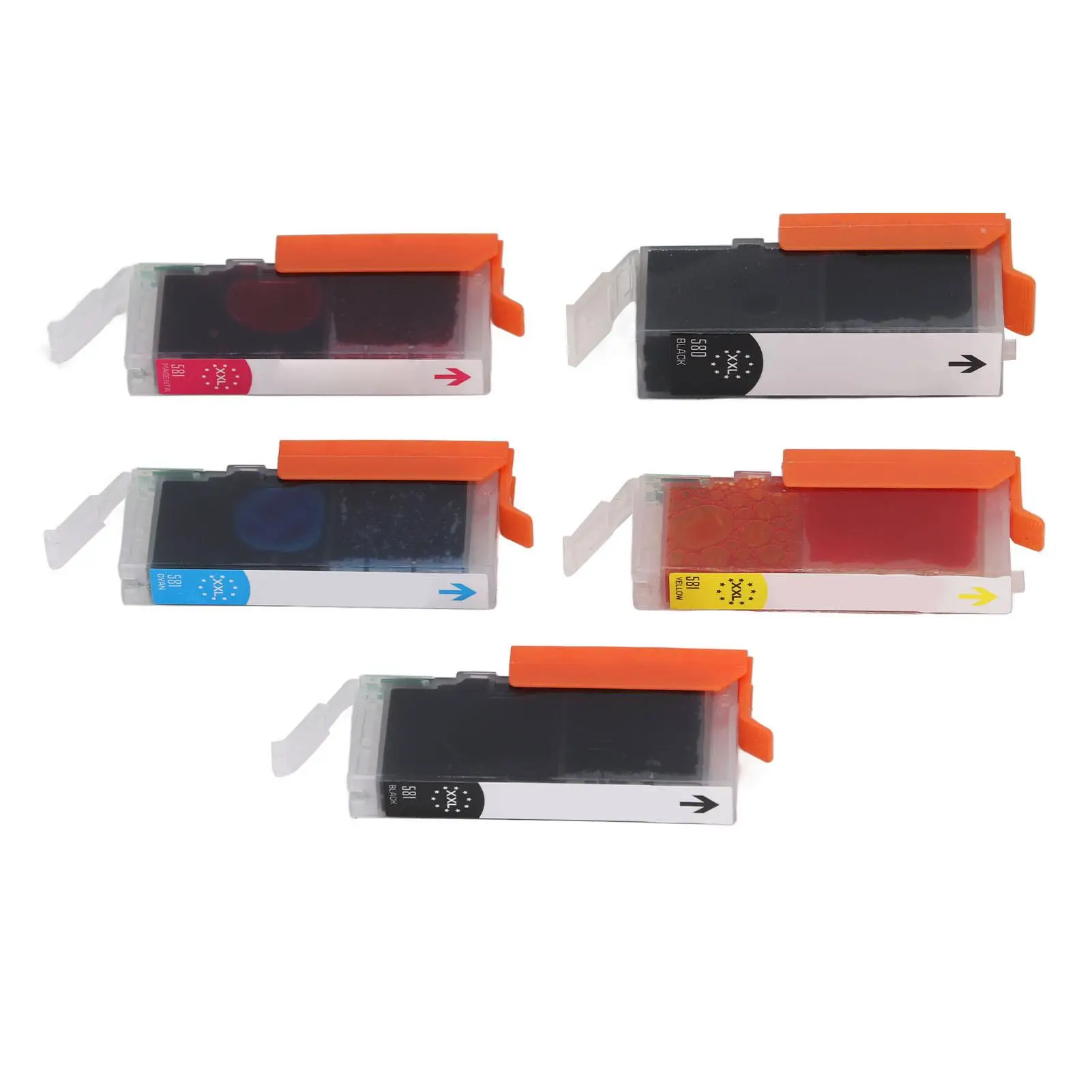 5 Color Ink Cartridge Kit for ts9550 & for ts8252 - No Fading, Safe & Lightweight for Smooth Printing