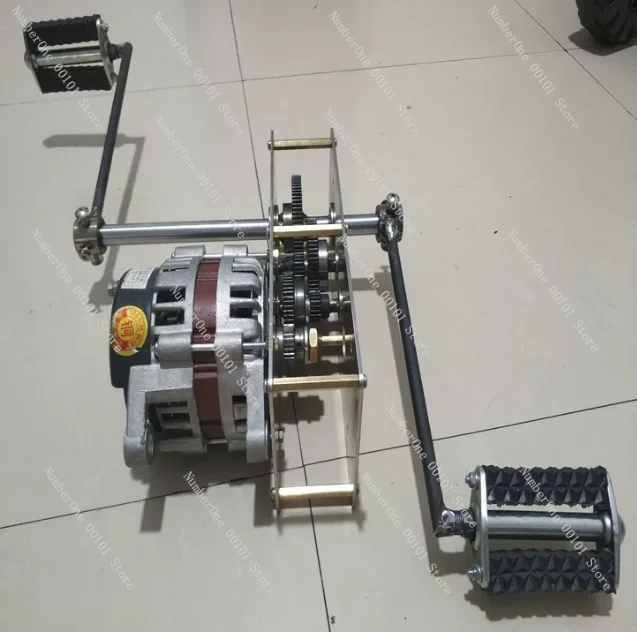 DIY fitness pedal generator brushless 12V 24V 2000W 220V 800W high-power DC battery charging AC permanent magnet