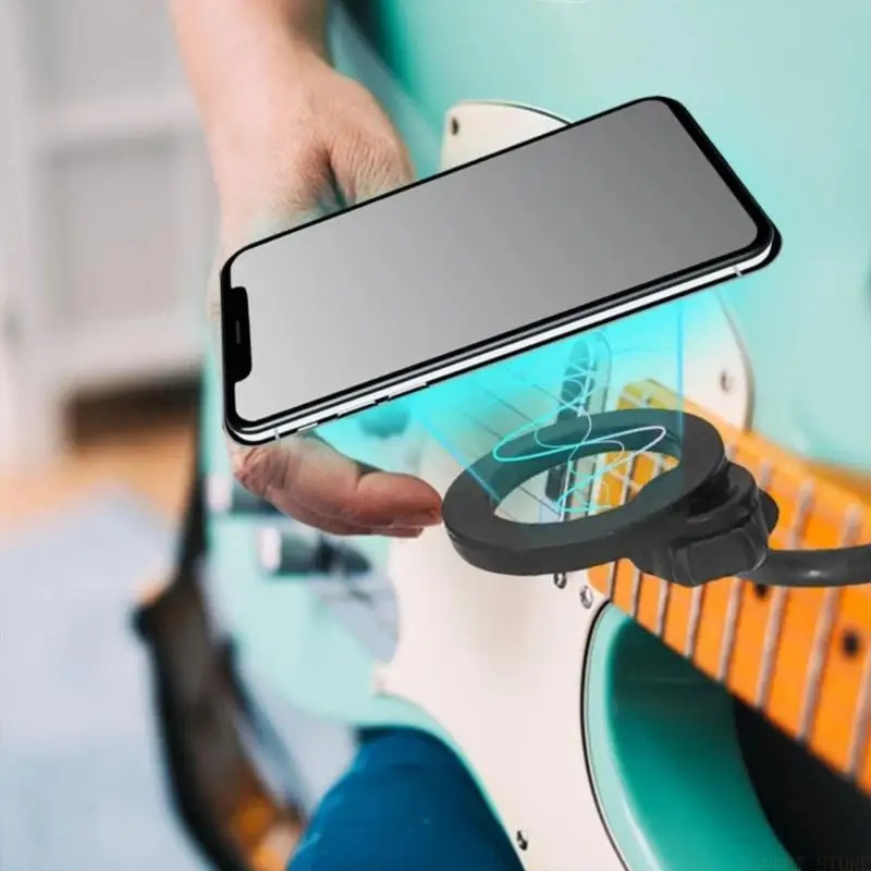 

U2JB Регулируемый магнитный держатель для телефона для гитары, устойчивая подставка для телефона с зажимом