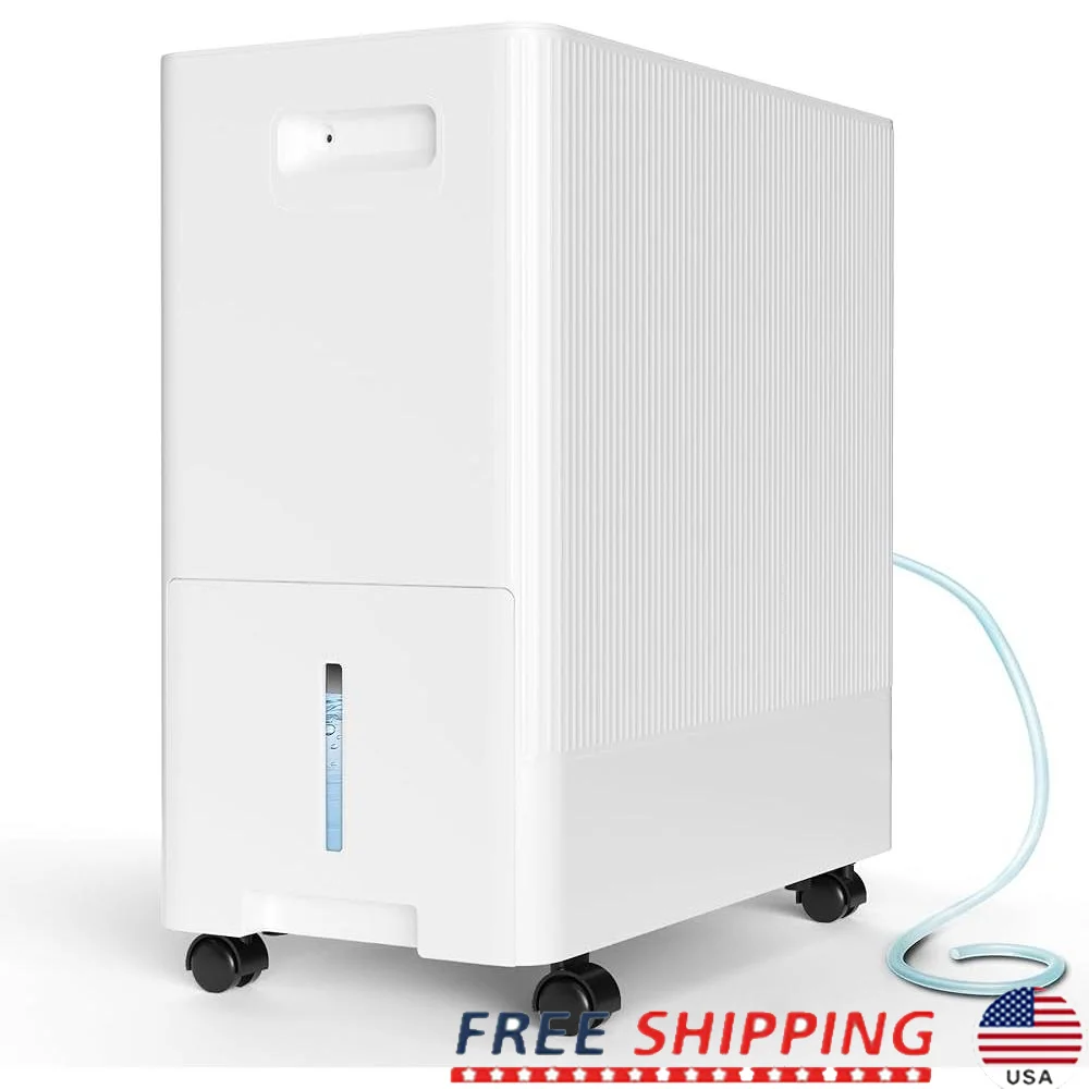4500 Sq Ft Energy Star Dehumidifier 50 Pint 110 Pint with Drain Hose Automatic Shutoff Timer Intelligent Control Home Basement