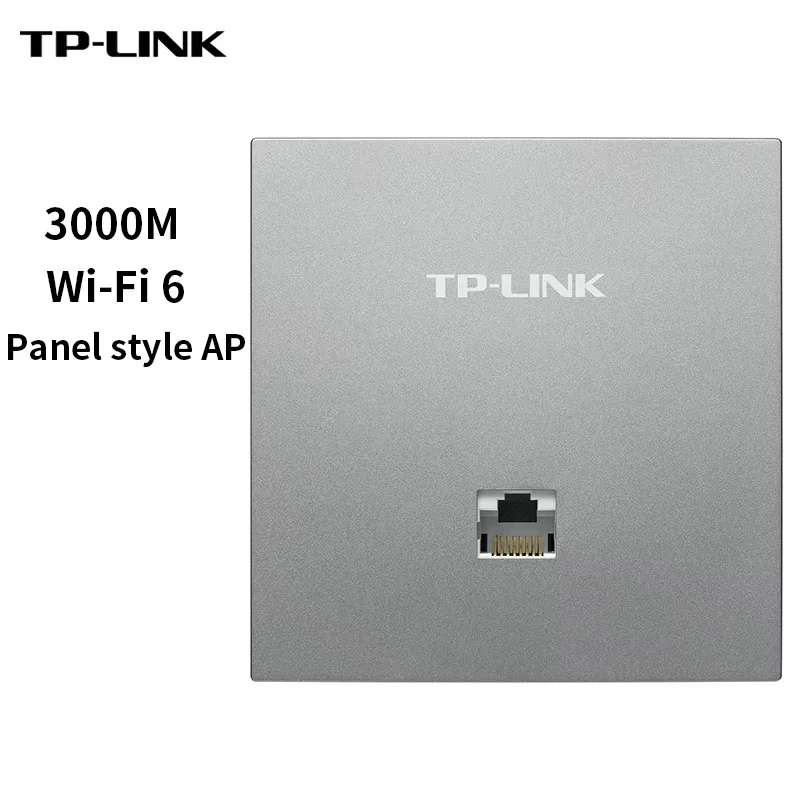 

TP-LINK Silver AX3000 Двухдиапазонный гигабитный Wi-Fi 6-панельный маршрутизатор AP Full House WiFi 6 Easy Edition Беспроводная сеть PoE
