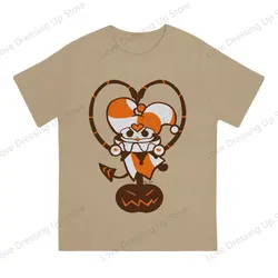 Dancing Halloween Fizzarolli Print Funny Short Sleeved T-shirt Men Women Trend Fun HelluvaBoss Loose Tops