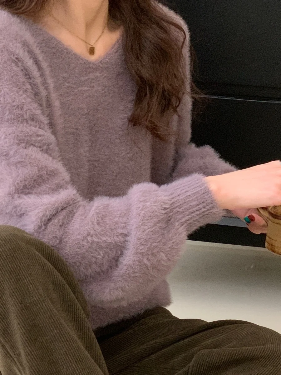 

Женский вязаный свитер Ele Gold с воротником-стойкой, утепленный, с длинными рукавами, повседневный, для работы, модный, зимний