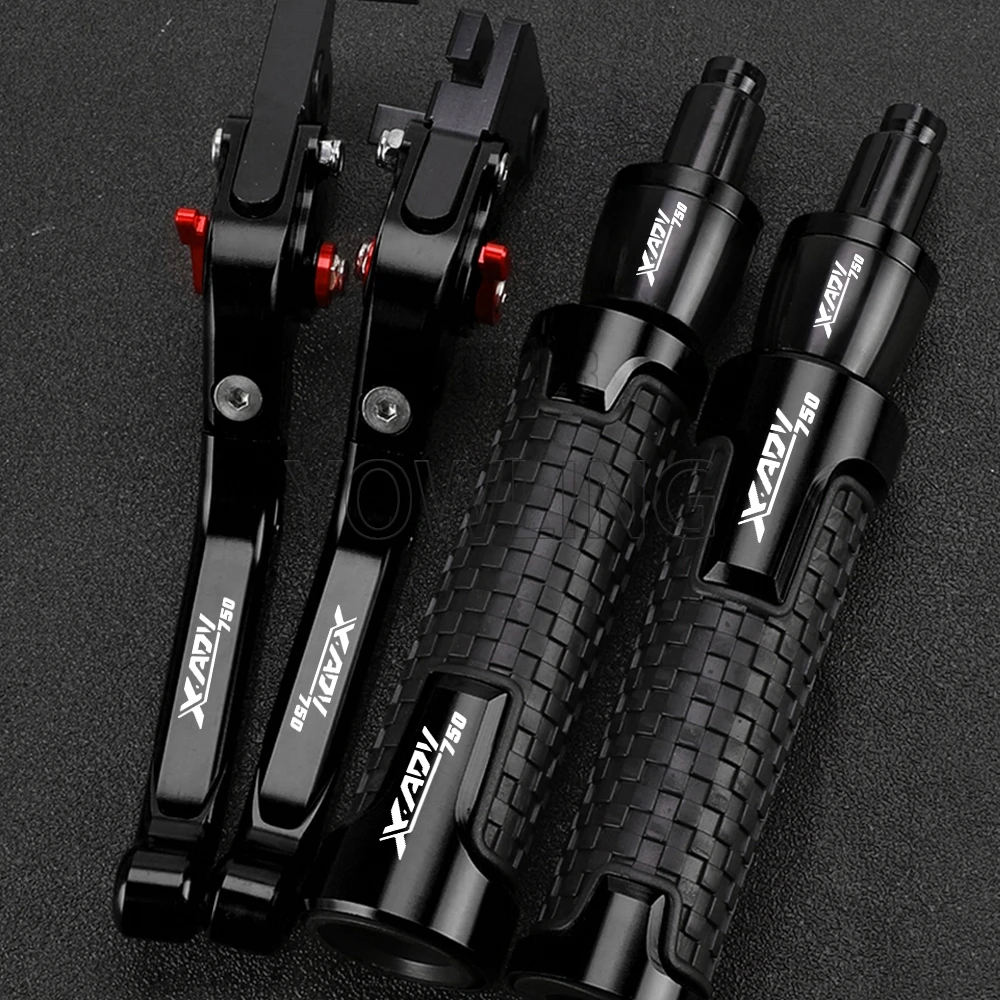 2024 2025 المقود مقبض نهاية القبضات قبعات دراجة نارية X ADV 750 اكسسوارات دواسة فرامل عتلات لهوندا XADV 750 X ADV X-ADV 750 #3