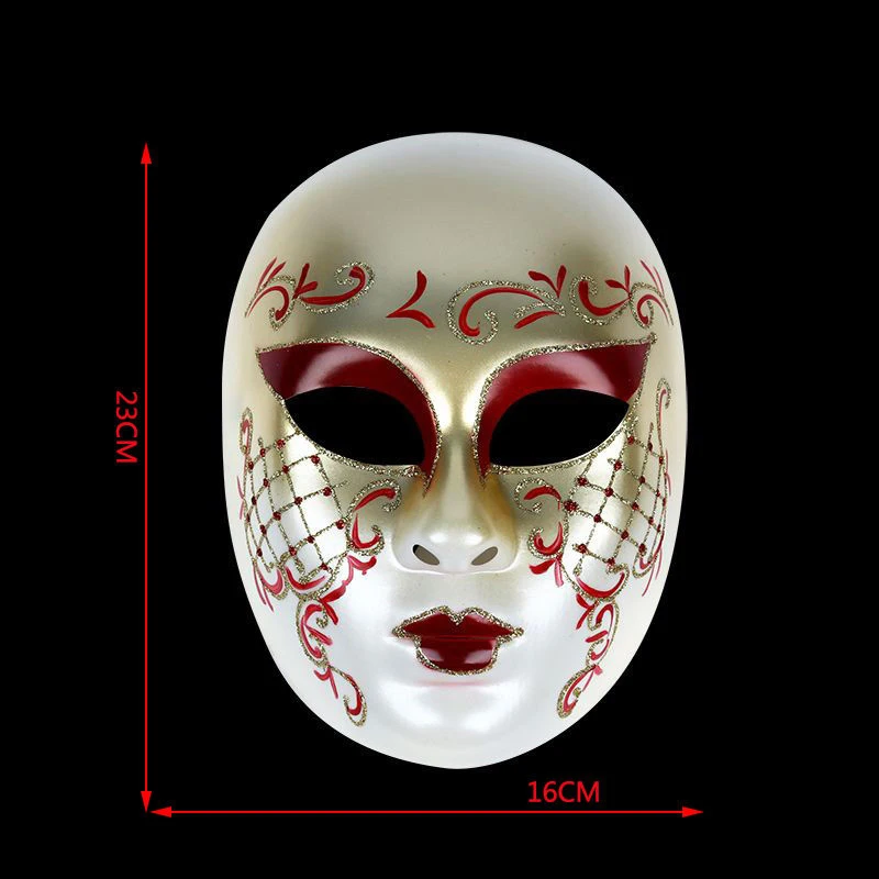 China Style Vintage Masquerade Masks Full Face Venice Fashion Nightclub Party Halloween Christmas Easter Festival Accessories