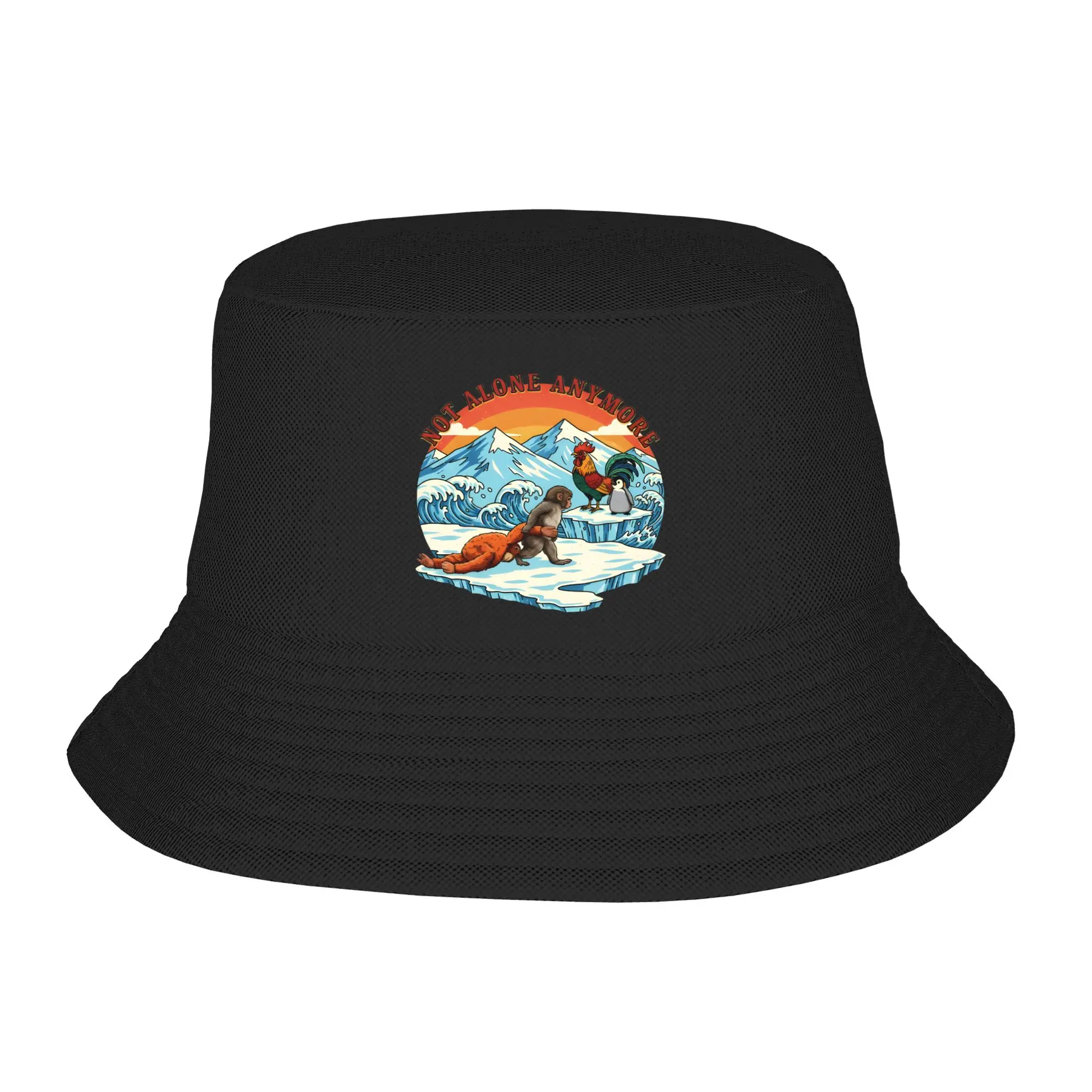 Unisex Kawaii Wilson Lo Siento punch monkey Bucket Hats Accessories  Bob Hats For Travel Headwear Lightweight