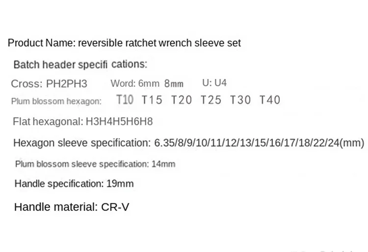 automotive service set Socket Wrench Multifunctional Ratchet Spanner Set Wrench Screwdriver Bits Repairing Tools