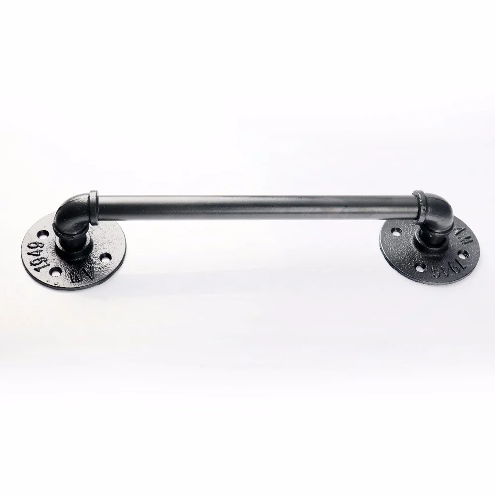 Sliding Barn Door Handle Black Steel Industrial Barn Door Handle Pull