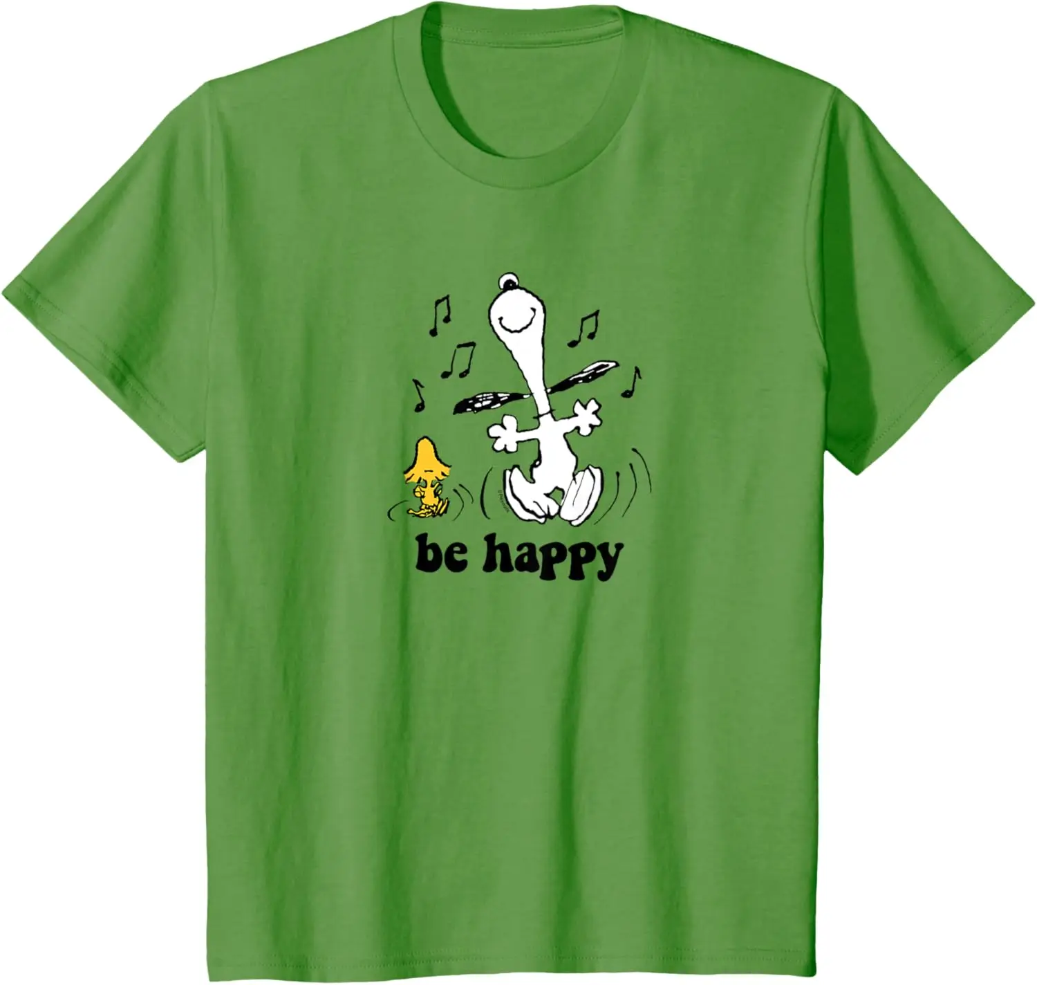 - Snoopy and Woodstock's Be Happy Dance T-Shirt