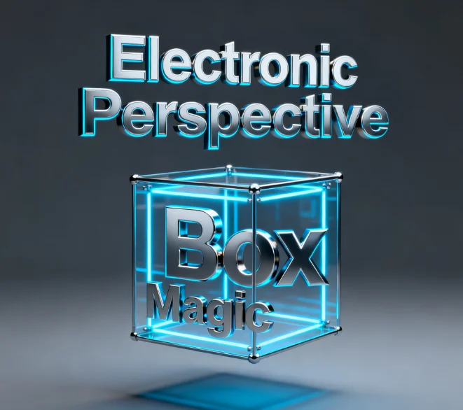 Electronic Perspective Box Magic Trick by J.C Sense Hidden Objects Mentalism Magia Illusion Gimmick for Stage Performance