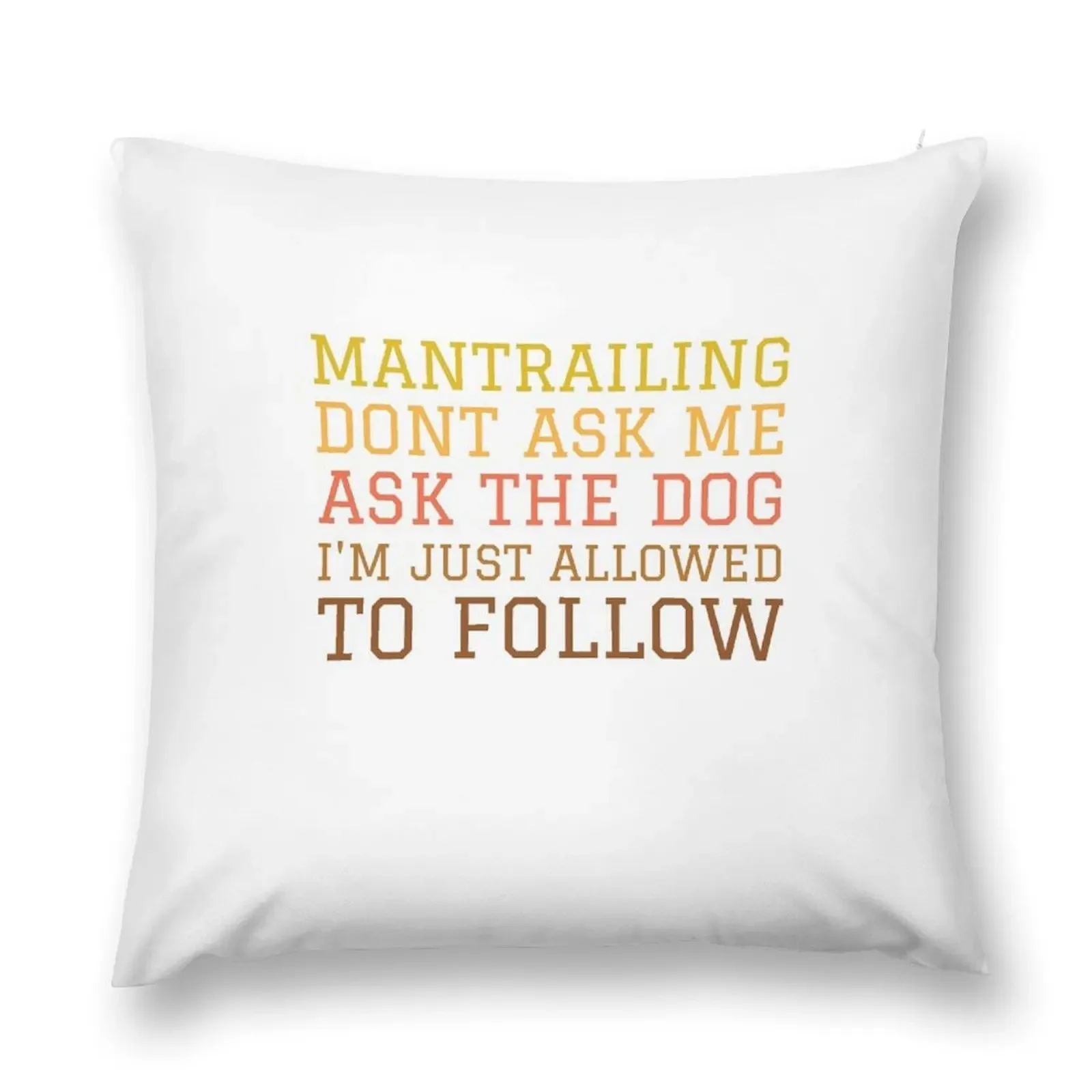 Funny Bloodhound dog mantrailing T-shirt K9 Throw Pillow Sitting Cushion Throw Pillow New year pillow