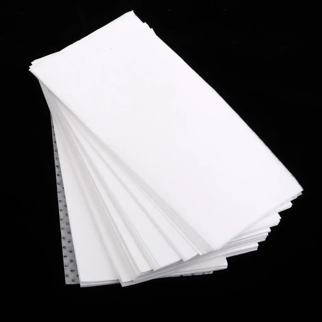 500pcs Home Home DIY Hair Rectangle End Wrap Permanent Paper