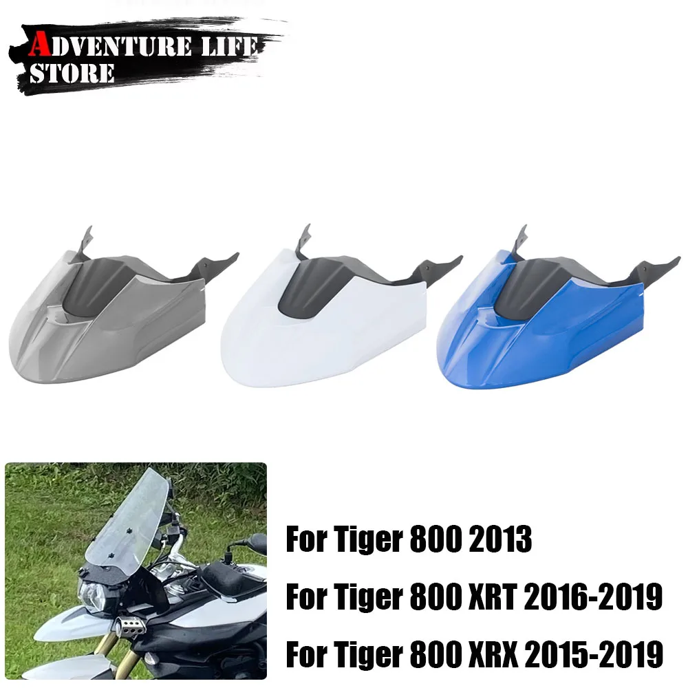 

For TIGER800 Motorcycle Front Fender Mudguard Beak Cowl Guard Extension Wheel Cover Fairing For TIGER Tiger 800 XC XRT XRX 800XC