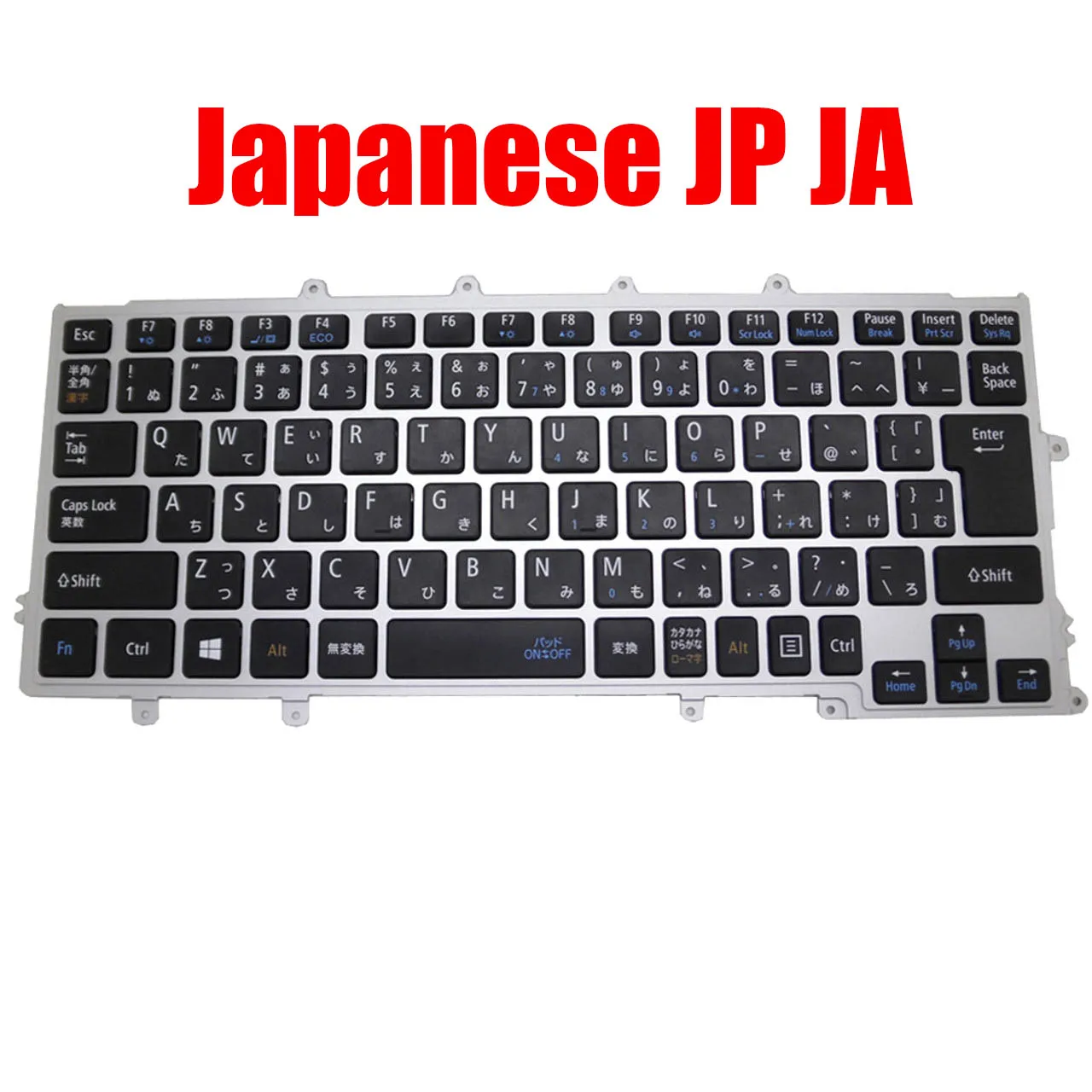 

JP Laptop Keyboard For NEC VersaPro VK23T/B-U VK23TB-U PC-VK23TBZAU PC-VK23TBZDU PC-VK23TBZFU Japanese JA Black New